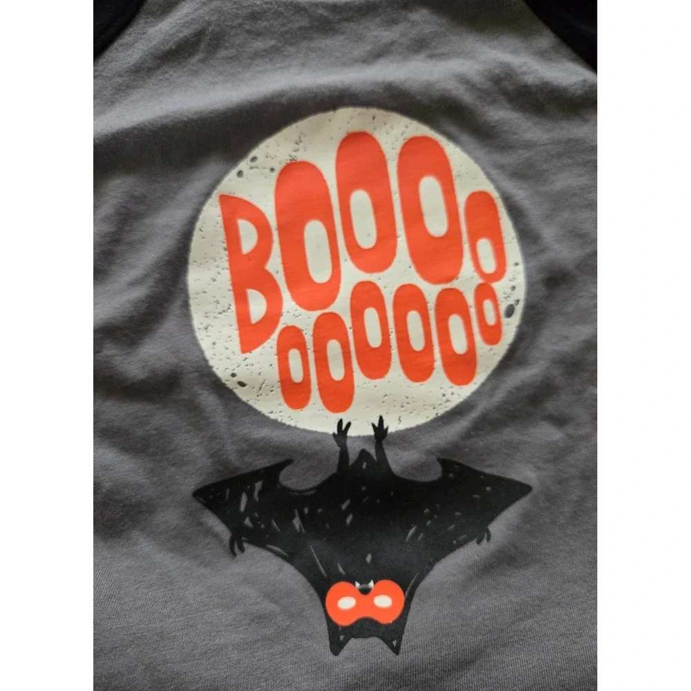Cat & Jack Toddler Boys Halloween Bat Raglan Shirt and Shorts Set 3T NWT